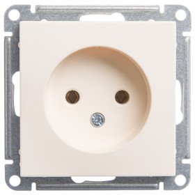 Systeme Electric Wessen 59 Беж Розетка б/з без шторок, 16А