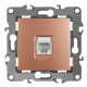 Розетка ЭРА Серия 12 12-3105-14 телефонная RJ11 IP20 медь