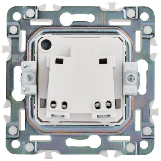 SKANDY Роз. без з/к/ш 10А SK-R02N никель IEK