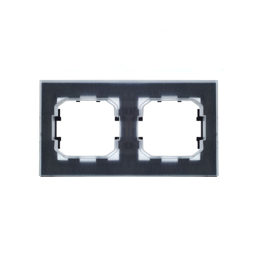 BRITE Рамка 2-мест. IP44 РУ-2-БрЧ-44 черн. IEK