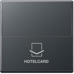 JUNG Матовый Антрацит Выключатель карточный