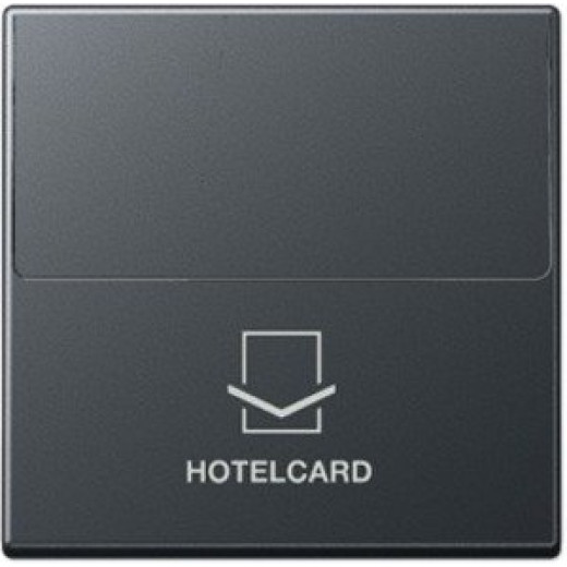 Накладка-картодержатель для балансирных механизмов 531U, 532U, 533U, 534U, термопласт, матовый антрацит, A500