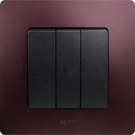 Рамка 1 пост - Legrand Etika - сливовый