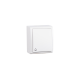 Simon15 Aqua Белый Выключатель 1-клавишный кнопочный с символом 
