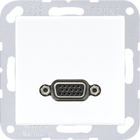 JUNG VGA (D-SUB), белый