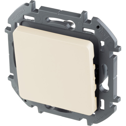 Переключатель одноклавишный - Legrand/Daccord Inspiria - 10АХ 250В безвинтовые зажимы - слоновая кость