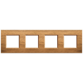 BT LL Европейский орех Рамка прямоугольная, 4 поста.