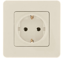 Legrand/Daccord INSPIRIA Слоновая кость Розетка 2К+З - немецкий стандарт - 16 А - 250 В.