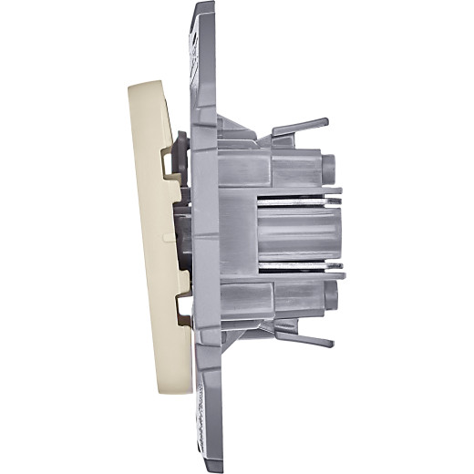 Переключатель одноклавишный - Legrand/Daccord Inspiria - 10АХ 250В безвинтовые зажимы - слоновая кость