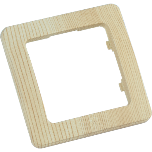 Р401-02 Рамка одноместная, скрытой установки, цвет сосна