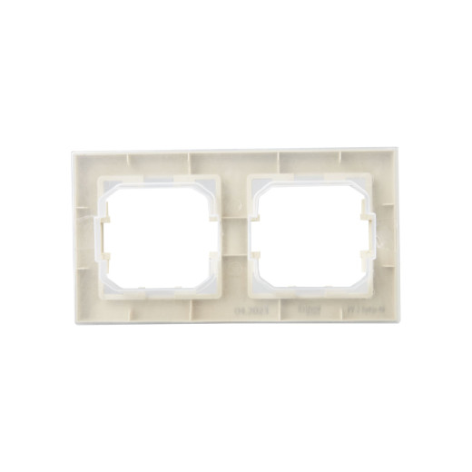 BRITE Рамка 2-мест. IP44 РУ-2-БрКр-44 беж. IEK