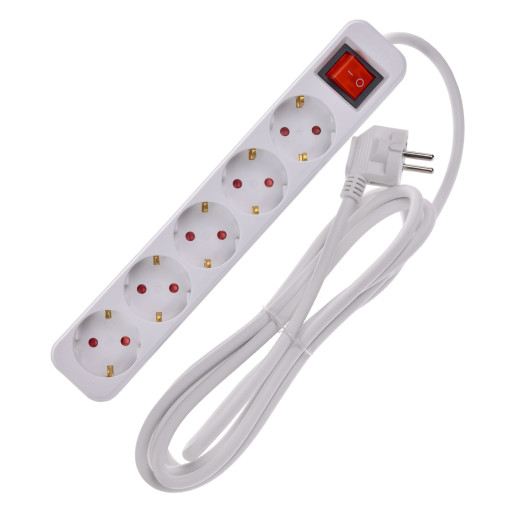 UMA Удлинитель У05К 5 мест 3м 3х1,5мм2 16А бел. IEK