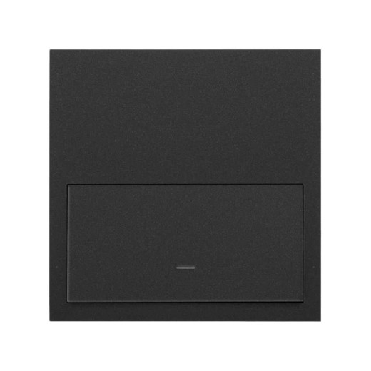 Simon 100 Черный матовый  Кит 1 пост, фронт. 1 рамка «минимум» + 1 клавиша выключателя