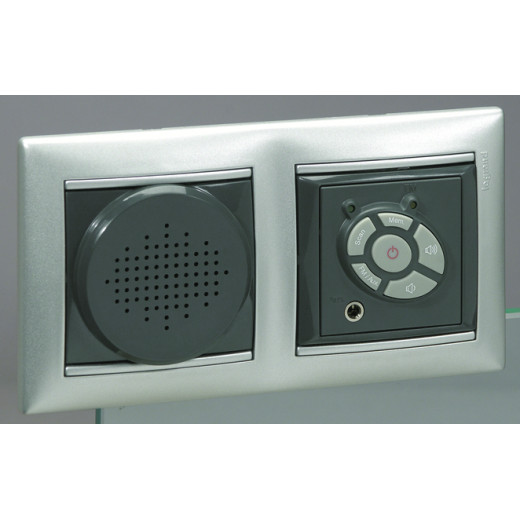 Рамка 2 поста - Legrand Valena - алюминий