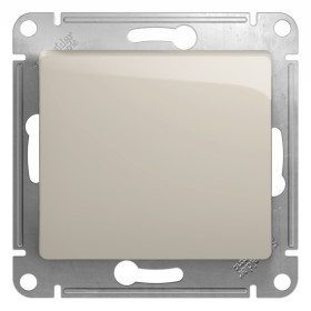 Systeme Electric Glossa Молочный Выключатель 1-клавишный, сх.1, 10AX