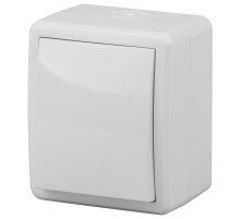 ЭРА Переключатель Эксперт 11-1403-01 IP54 10АХ-250В ОУ белый