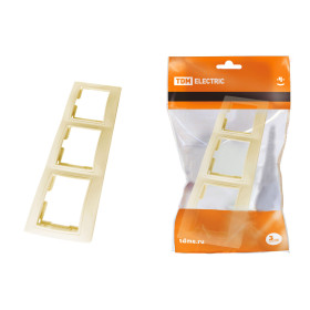 TDM Рамка 3-х постовая горизонтальная сл. кость 