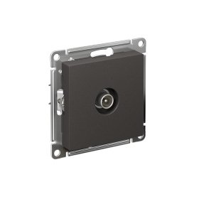 Systeme Electric AtlasDesign Базальт Розетка TV проходная 4DB, механизм