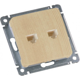 Hegel Мастер внутр Сосна РСКК-440-02 Розетка компьютерная, механизм