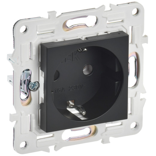 SKANDY Роз. с з/к без з/ш 16А SK-R05Bl черн. IEK