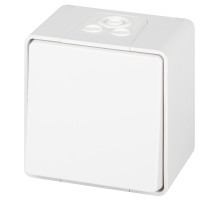 ЭРА Переключатель Эксперт 11-1503-01 IP55 10АХ-250В ОУ белый