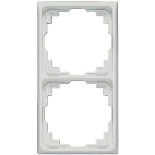 Рамка для инсталляции в кабельных каналах, 2-кратная, светло-серая