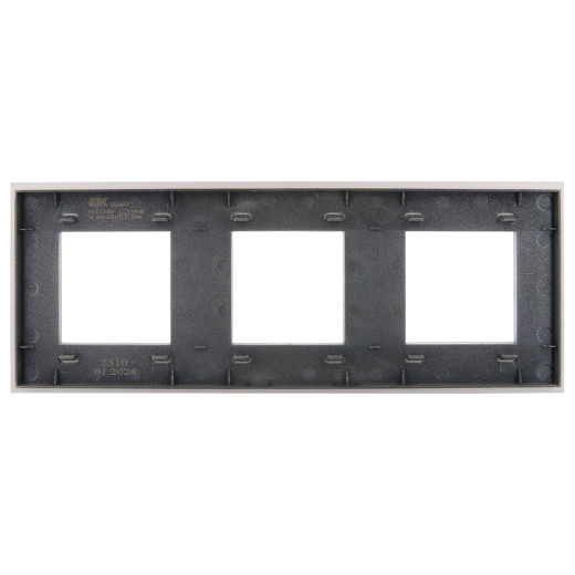 SKANDY Рамка 3-мест. SK-F23Sh стекло шамп. IEK