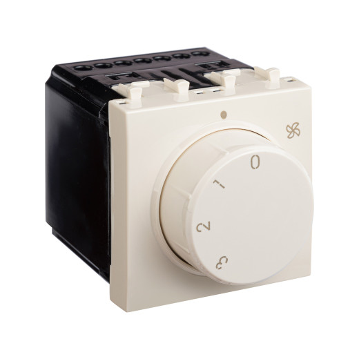 Механизм управления вентиляторами модульный, Avanti, ванильная дымка, 2 модуля