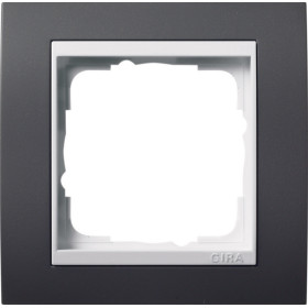 Gira Event Антрацит/Бел.глянц. Рамка 1-ая