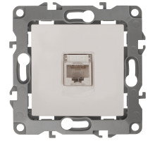 ЭРА Розетка Серия 12 12-3107-02 информационная RJ45 IP20 слоновая кость