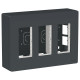 UNICA SYSTEM+ БЛОК открытой установки 3х2 антрацит