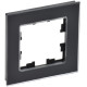BRITE Рамка 1-мест. РУ-1-2-Бр стекло черн. матовый IEK