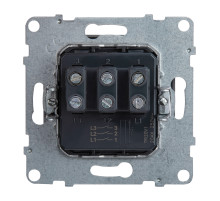 Legrand/Daccord SUNO Алюминий Выключатель трехклавишный 20АХ 250В. Винтовые зажимы.