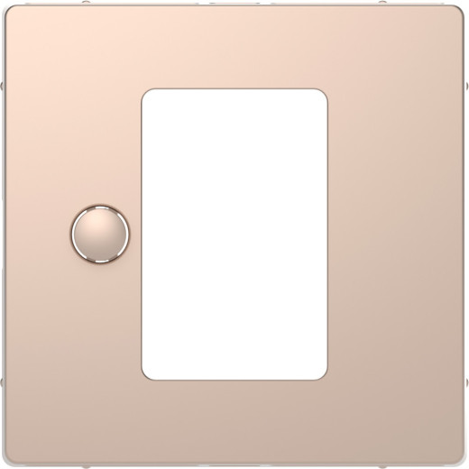 MERTEN D-Life ЦЕНТРАЛЬНАЯ НАКЛАДКА для сенсорного термостата, ШАМПАНЬ, SD