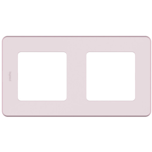Рамка 2 поста - Legrand/Daccord Inspiria - розовый