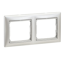 Legrand DIY Valena Алюм Рамка 2-ая гориз.