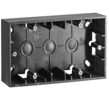Simon 15 Графит Коробка 2-ая для наружного монтажа