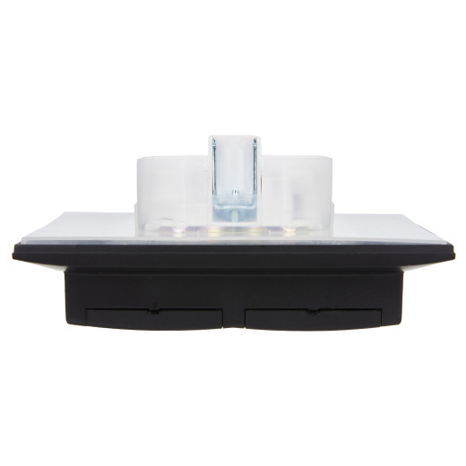 SKANDY Роз. 2-я с кр. 16А в сб IP44 SK-R12Bl черн. IEK