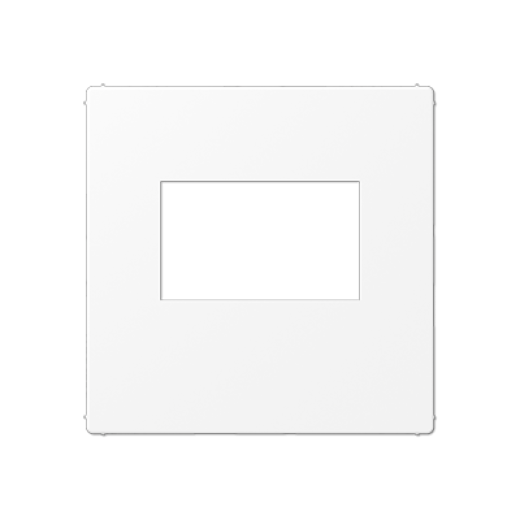 Kрышка для USB-зарядный устройств, без видимого винта, термопласт, белый матовый