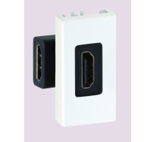 Simon Connect Белый Разъём HDMI, 22,5х45мм, (мама-мама)