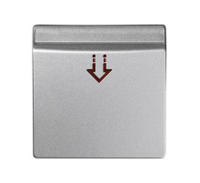 Simon 82 Detail Алюминий Накладка на выключатель под карточку