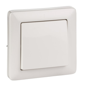 Systeme Electric ХИТ внутр Бел Выключатель 1-клавишный 6А, 250В