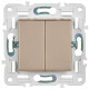 SKANDY Выключ. 2-кл. перекр. 10А SK-V06Sa песоч. IEK