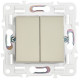 SKANDY Выключ. 2-кл. 10А SK-V04B беж. IEK