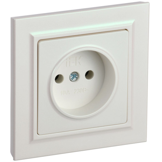 BRITE Роз. без з/к/ш 10А в сб. РСР10-1-0-БрЖ жемч. IEK