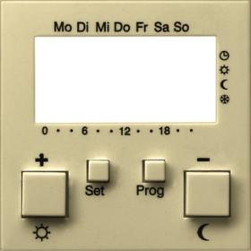 Gira Накладка для регулятора температуры пола с часами