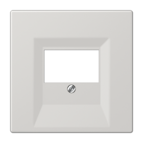 JUNG LS 990 Светло-серая Накаладка розетки ТАЕ, моно/стерео-аудиорозетки,комбинированной вставки