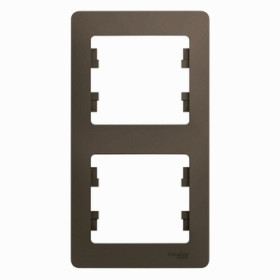 Systeme Electric Glossa Шоколад Рамка 2-ая, вертикальная