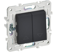 IEK SKANDY Графит Выключатель жалюзи 10А SK-V12G