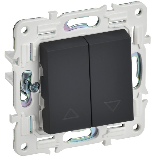 SKANDY Выключ. жалюзи 10А SK-V12G граф. IEK